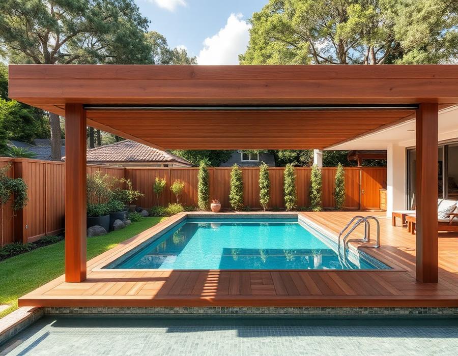 Deck Desplazable Madera Noble